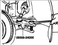  Поворотный кулак и ступица переднего колеса Hyundai Accent