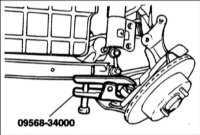  Поворотный кулак и ступица переднего колеса Hyundai Accent