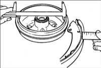  Замена тормозных колодок на задних барабанных тормозах Hyundai Accent