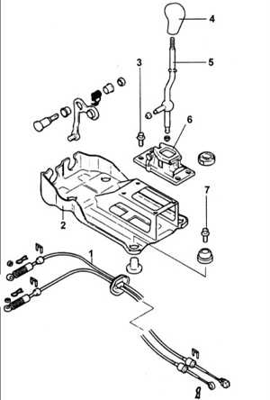  Механизм переключения передач Hyundai Accent